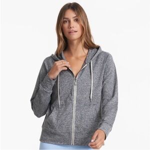 Vuori Charcoal Women's Zip-Up Hoodie